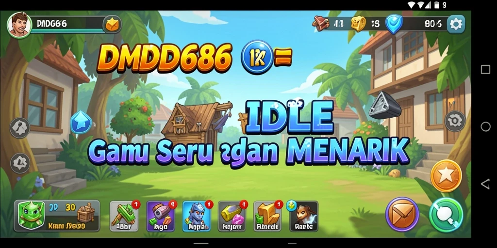 Tampilan gameplay DMD686 yang seru dan menawan.