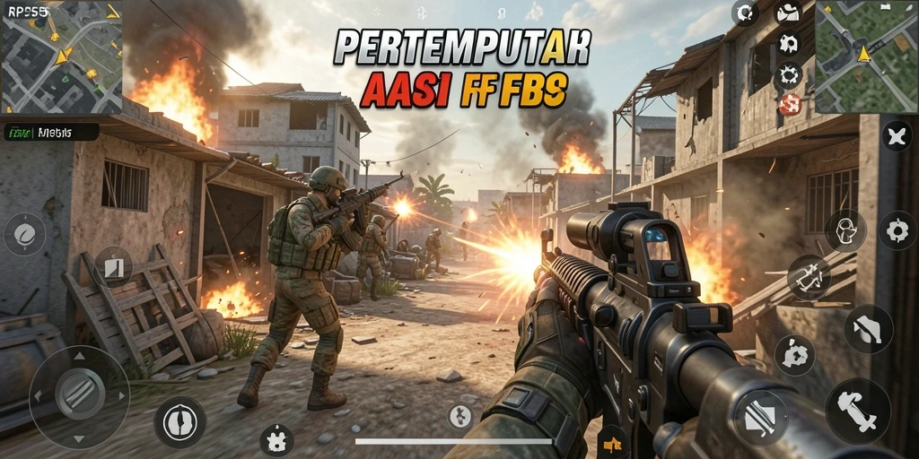 Gameplay mendebarkan RP55 dengan aksi tembak-tembak yang intens.