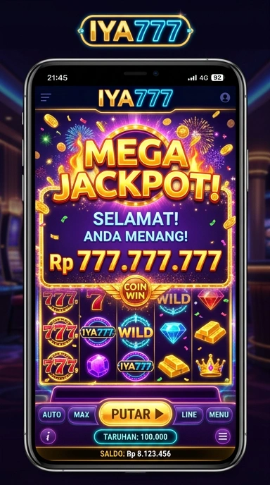 Tampilan antarmuka pengguna iya777 yang sederhana dan efektif.
